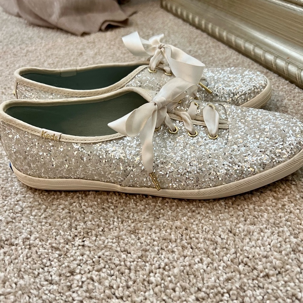 Kate spade X Keds wedding sneakers